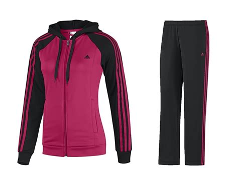 adidas anzug damen schwarz pink|Adidas de trainingsanzug.